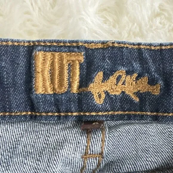 Kut from the Kloth Bermuda Shorts 6 Blue Long Length Womens Measures 30 x 13 - Picture 3 of 8